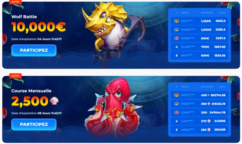 posido tournaments page